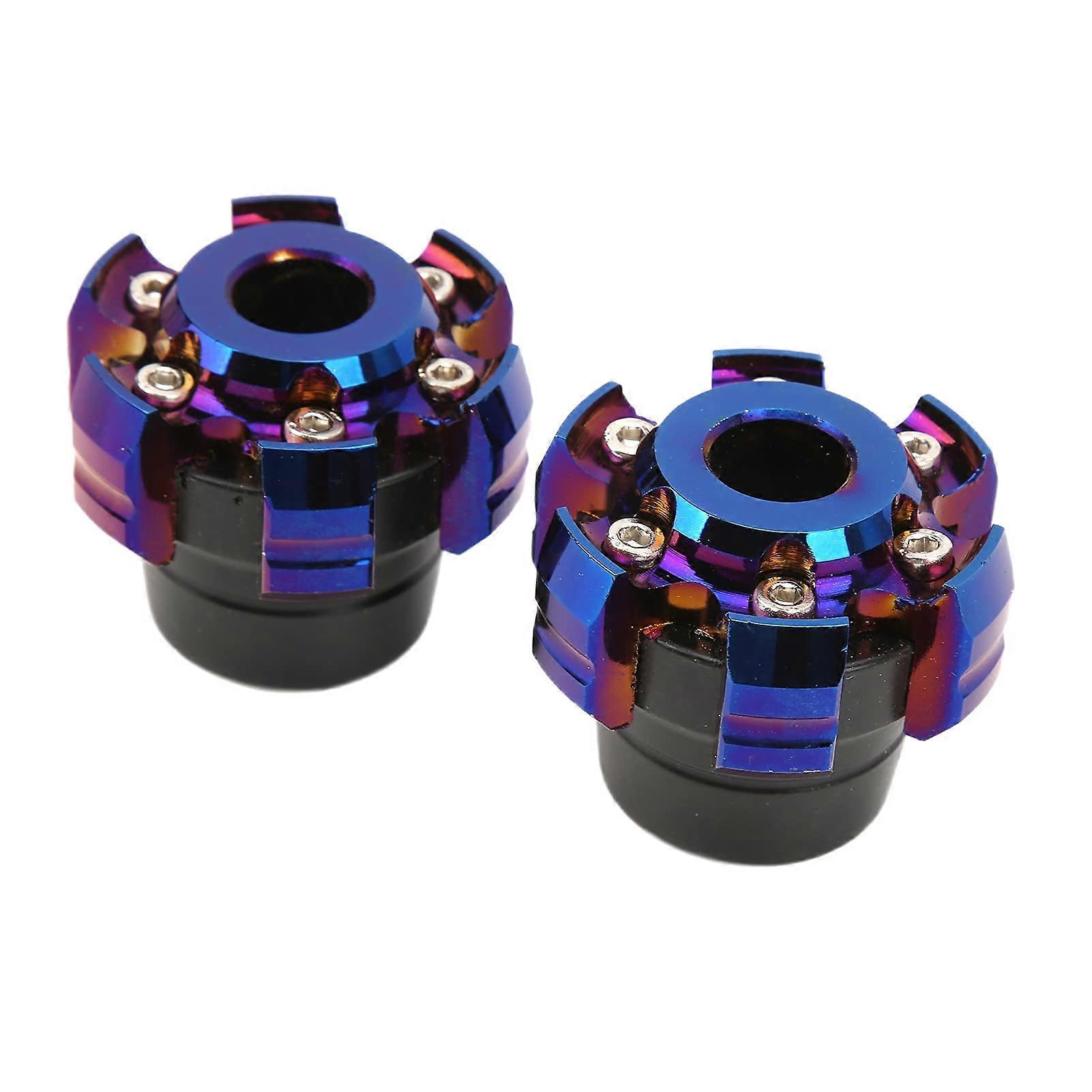 Pair of Motorcycle Wheel Front Fork Frame Slider Aluminum Alloy Falling Falling for