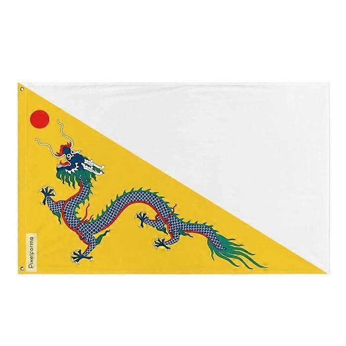 Flag Standard of the Qing Dynasty 1862 – 1890 – 60 x 90 cm – Polyester – Iron eyelets – Durable