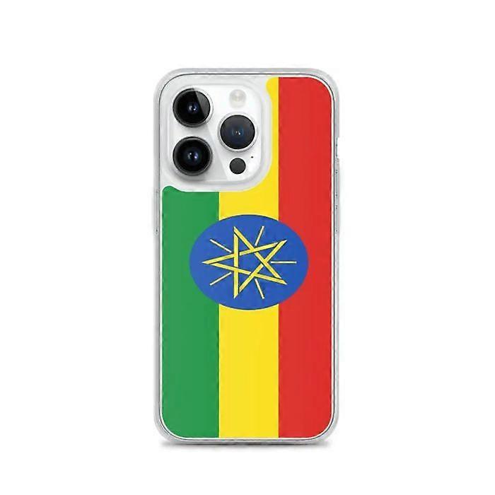 iPhone Case - Multicolor - Ethiopia Flag - Flexible - TPU - Compatible with iPhone 14 Pro