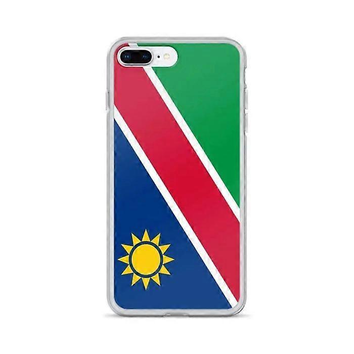 iPhone Case - Namibia - Flag - Flexible - Multicolor - Compatible with iPhone 8 Plus