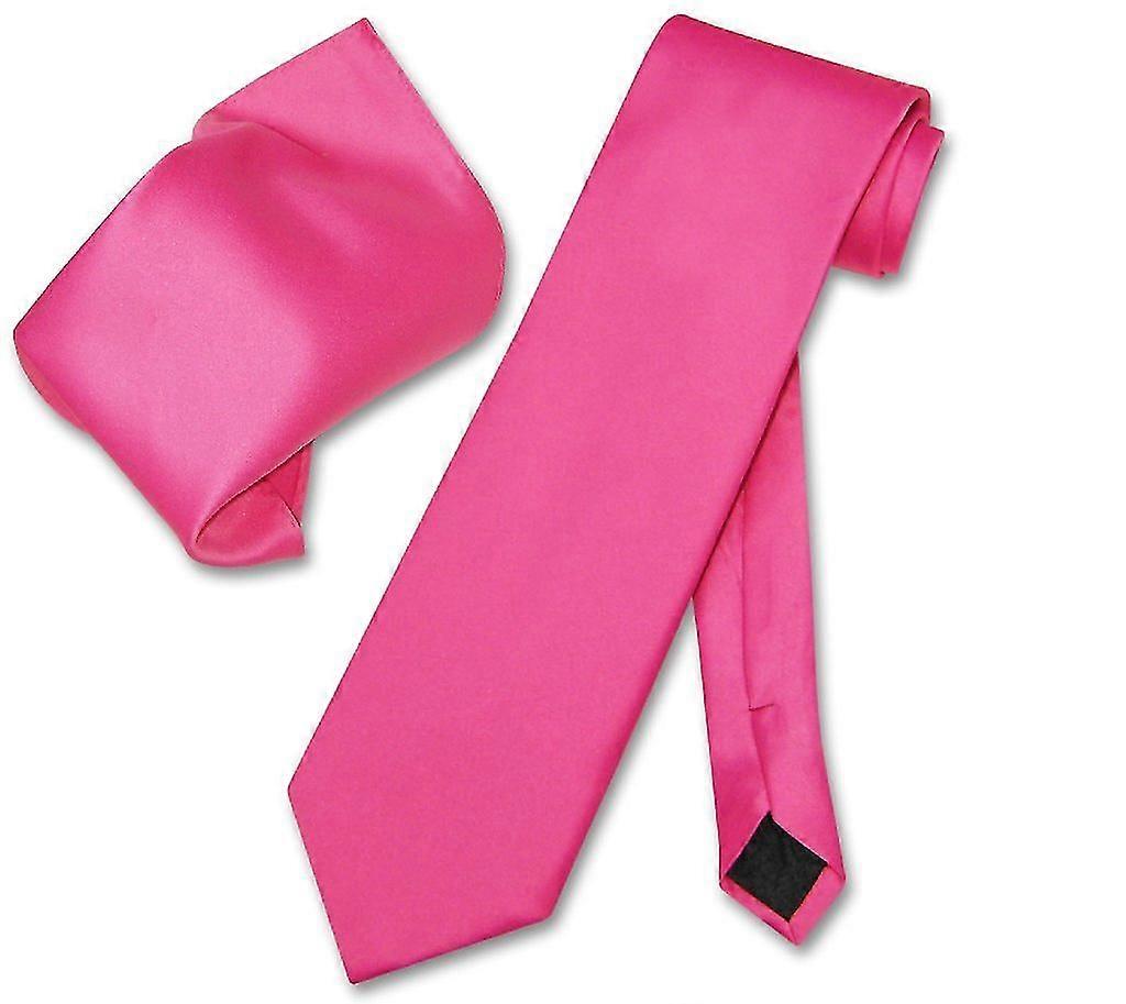 Solid NeckTie & Handkerchief Set di cravatte da uomo