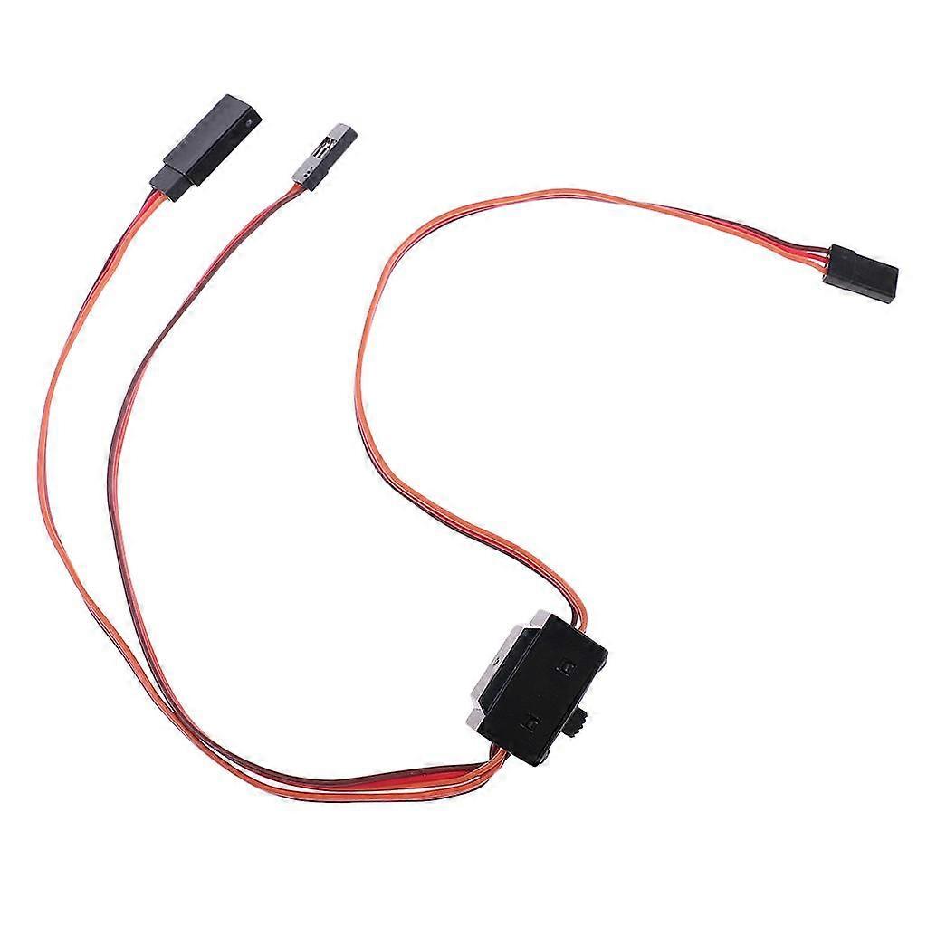 On/Off Switch JR Male/Female Connector w/ Cable Wire for RC Model Receiver