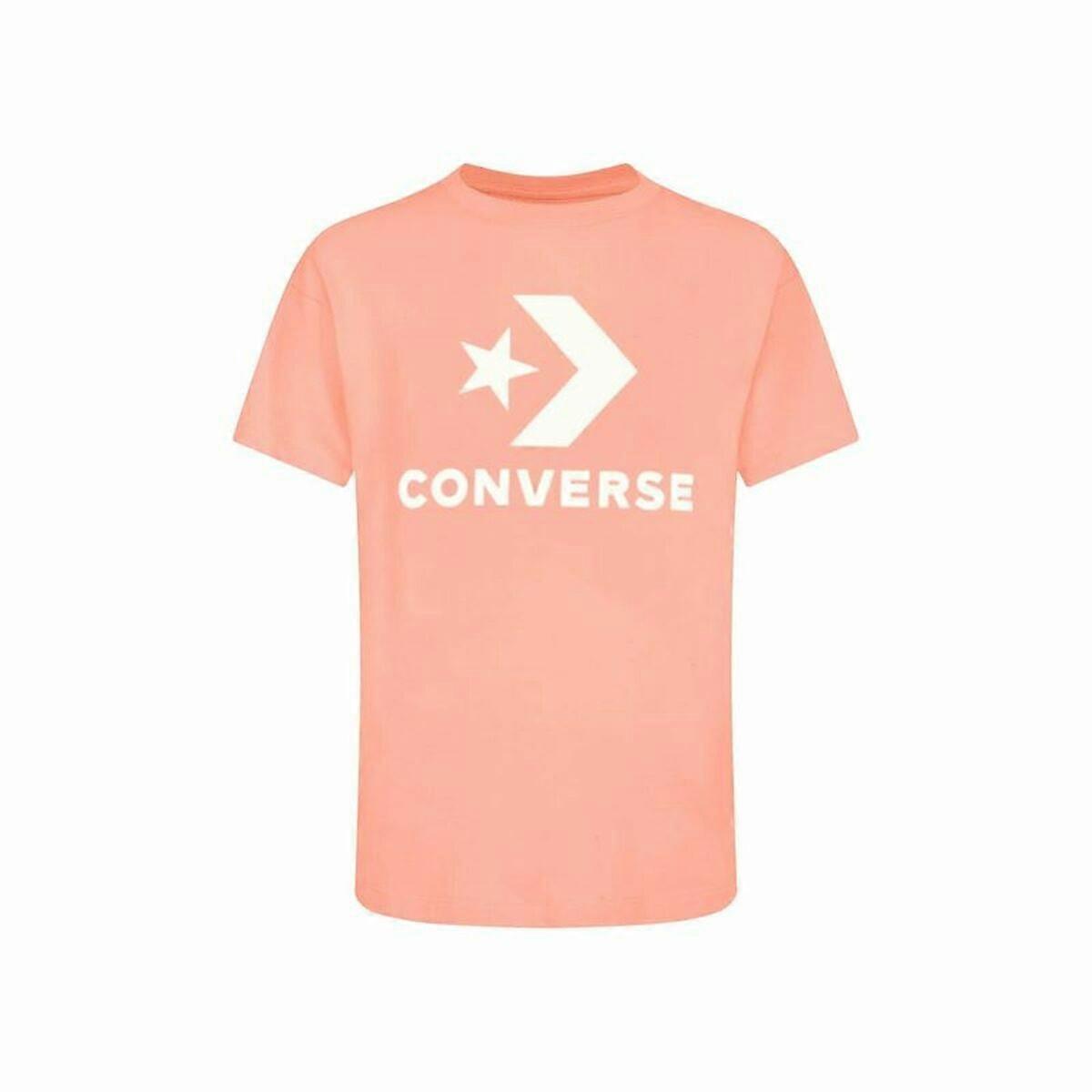 Unisex lyhythihainen T-paita Converse Standard Fit Center Front Large Lohi/S