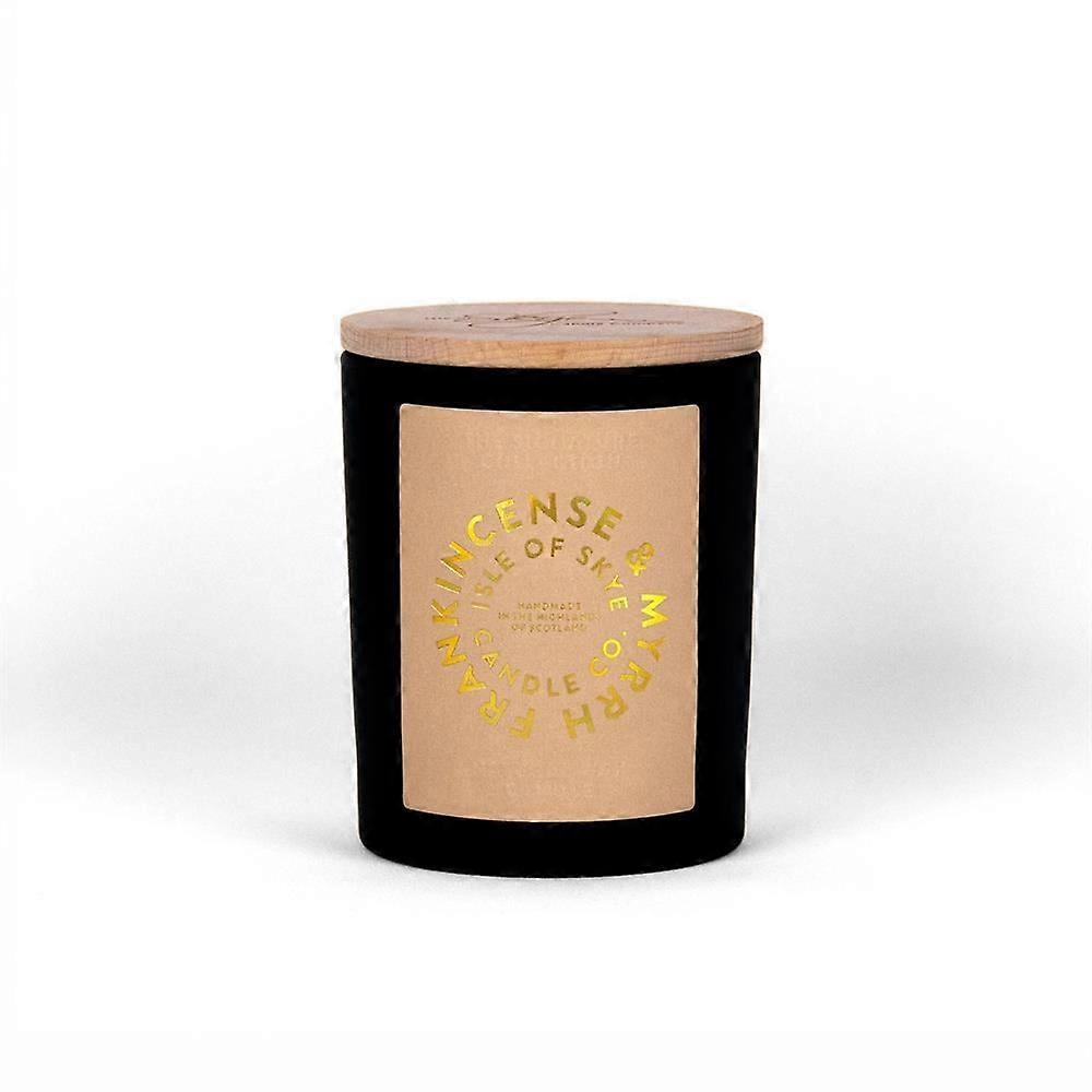 Isle of Skye Frankincense & Myrrh Black Candle 9.5cm x 8cm x 8cm