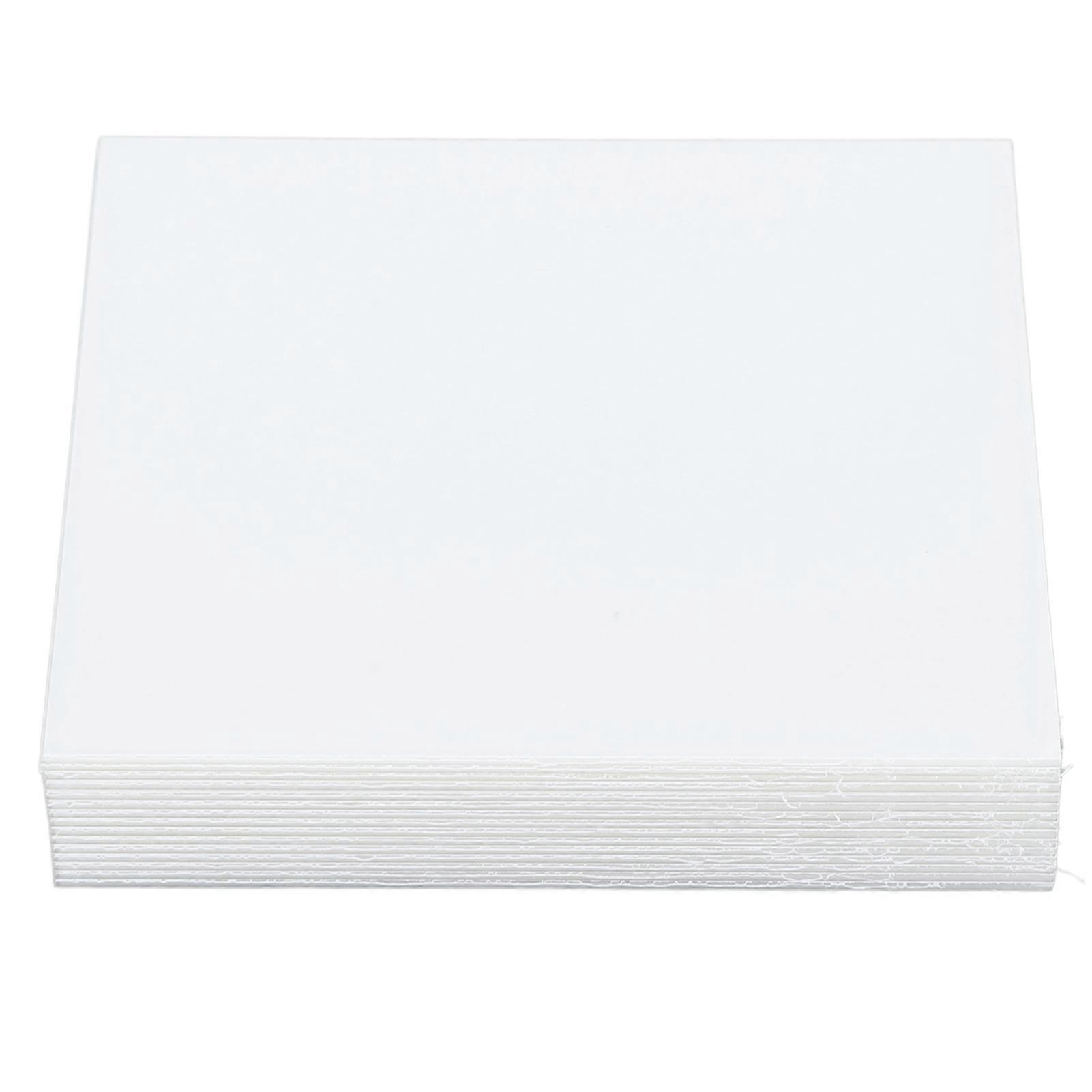 20pcs Vacuum Forming Splint Sheets 0.8mm Lab Splint Thermoforming Sheet for Mouth Guards Square (HYG TM27 0.8)