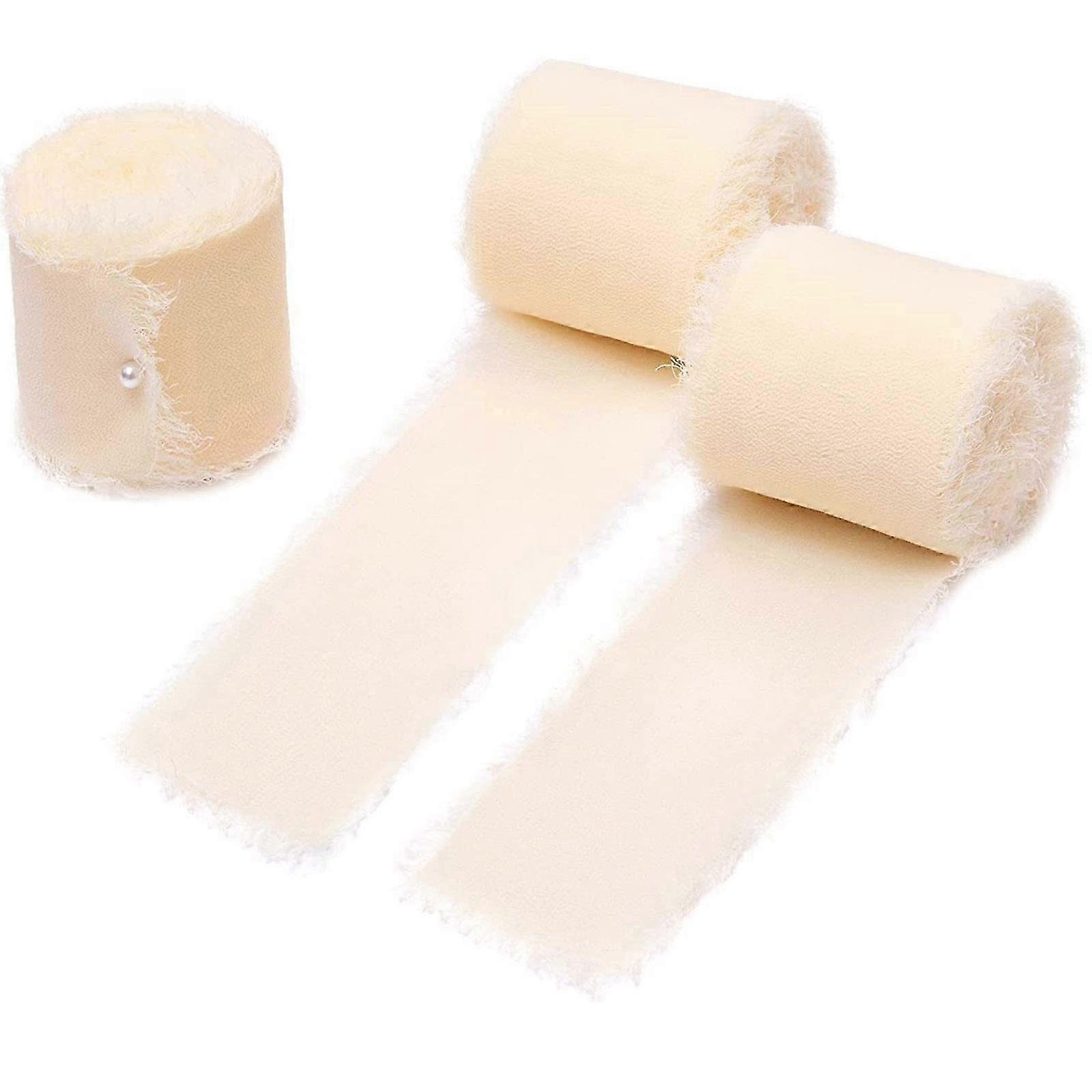 Mixed Color Fringed Silk Ribbon for Wrapping & Decor 2025