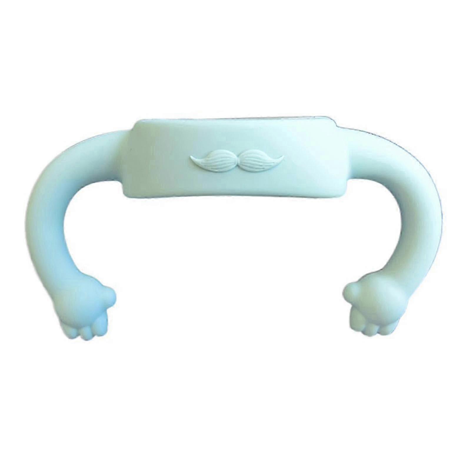 Søt bart tuteflaskehåndtak - matkvalitets silikon for sugerørflasker med bred hals (5cm+)