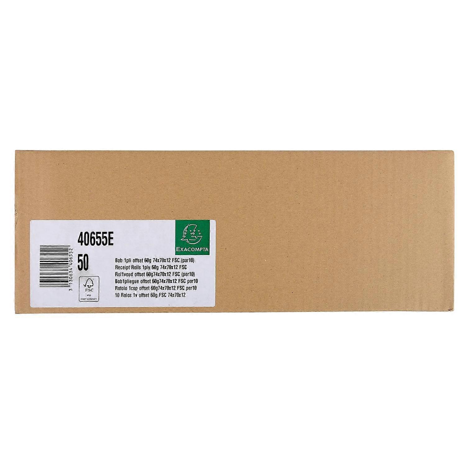 Exacompta 40655E 50x Bob1pliegue offset 60g74x70x12  por10