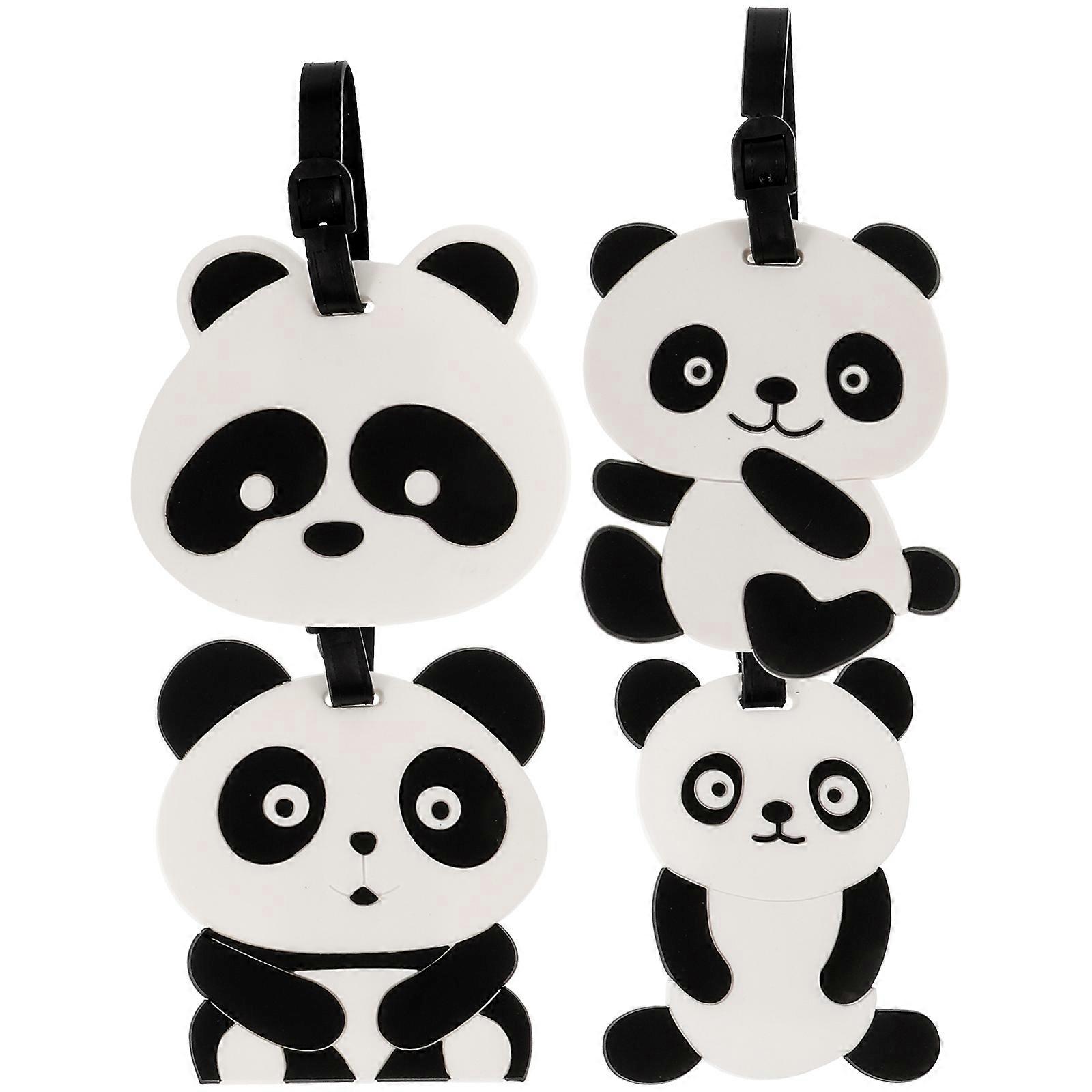 Travel Baggage Tag, Panda Expressions for Fun and Functional Luggage Marking