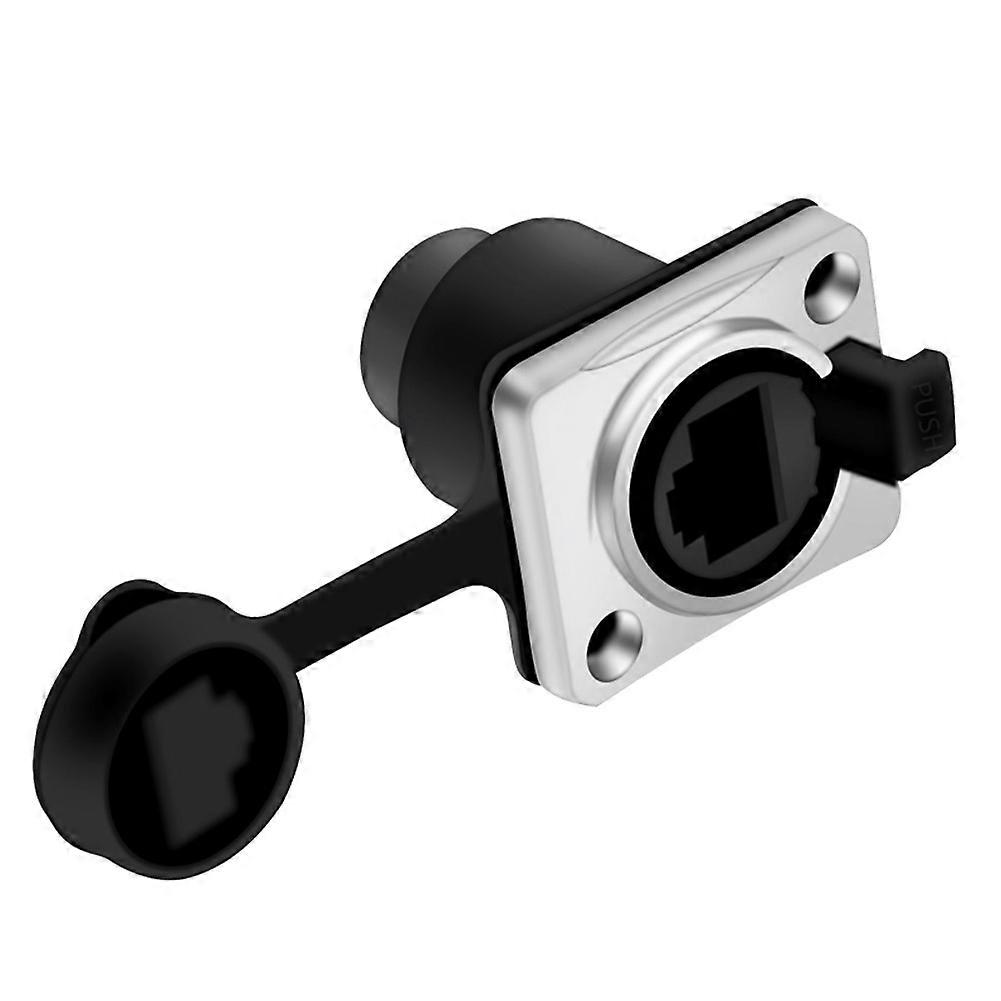 RJ45 Waterproof Network Connector 8P8C Female Panel Sockets(Style 1)