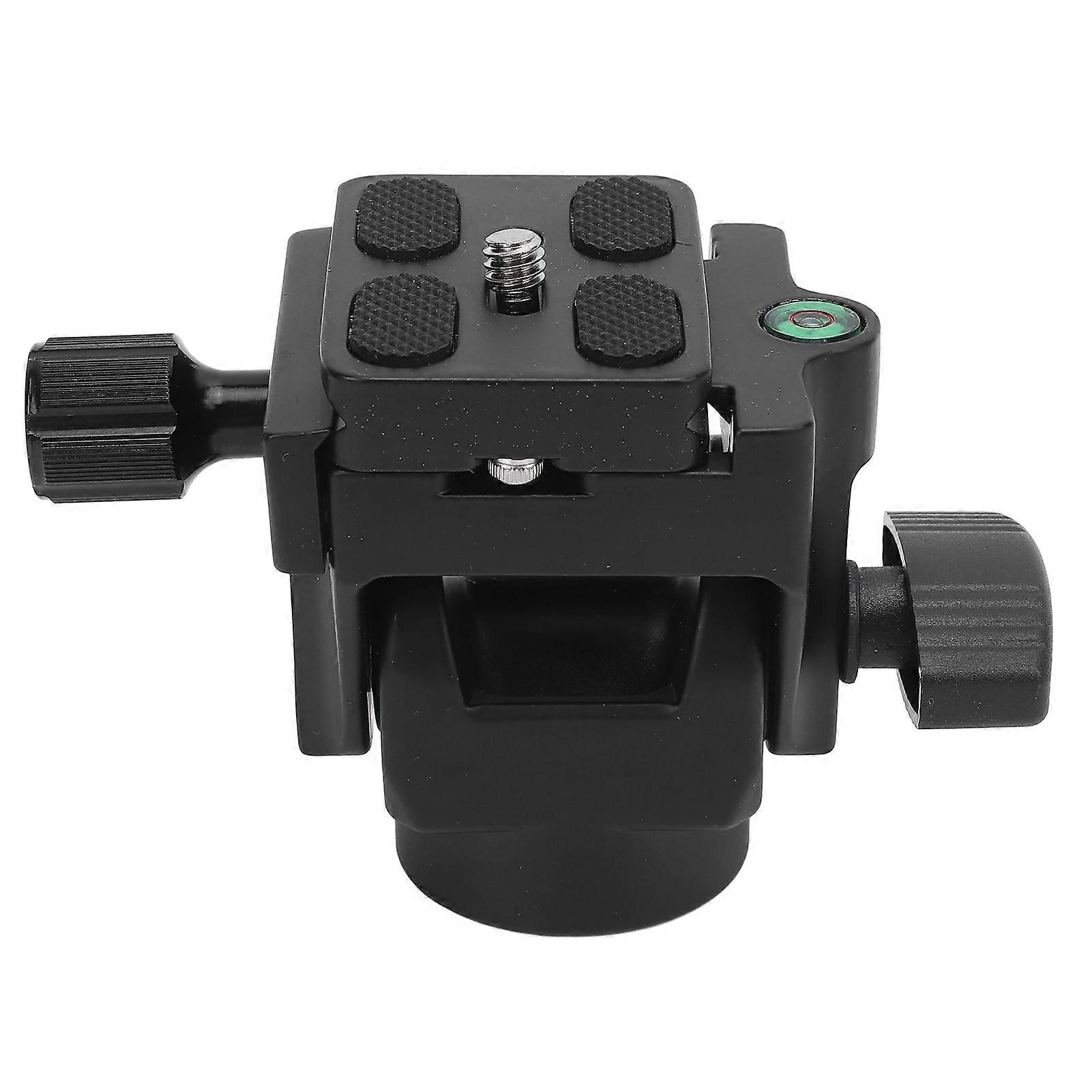 Smooth Pan Tilt Head for Tripods & Monopods - Quick Release, Durable, Versatile Use