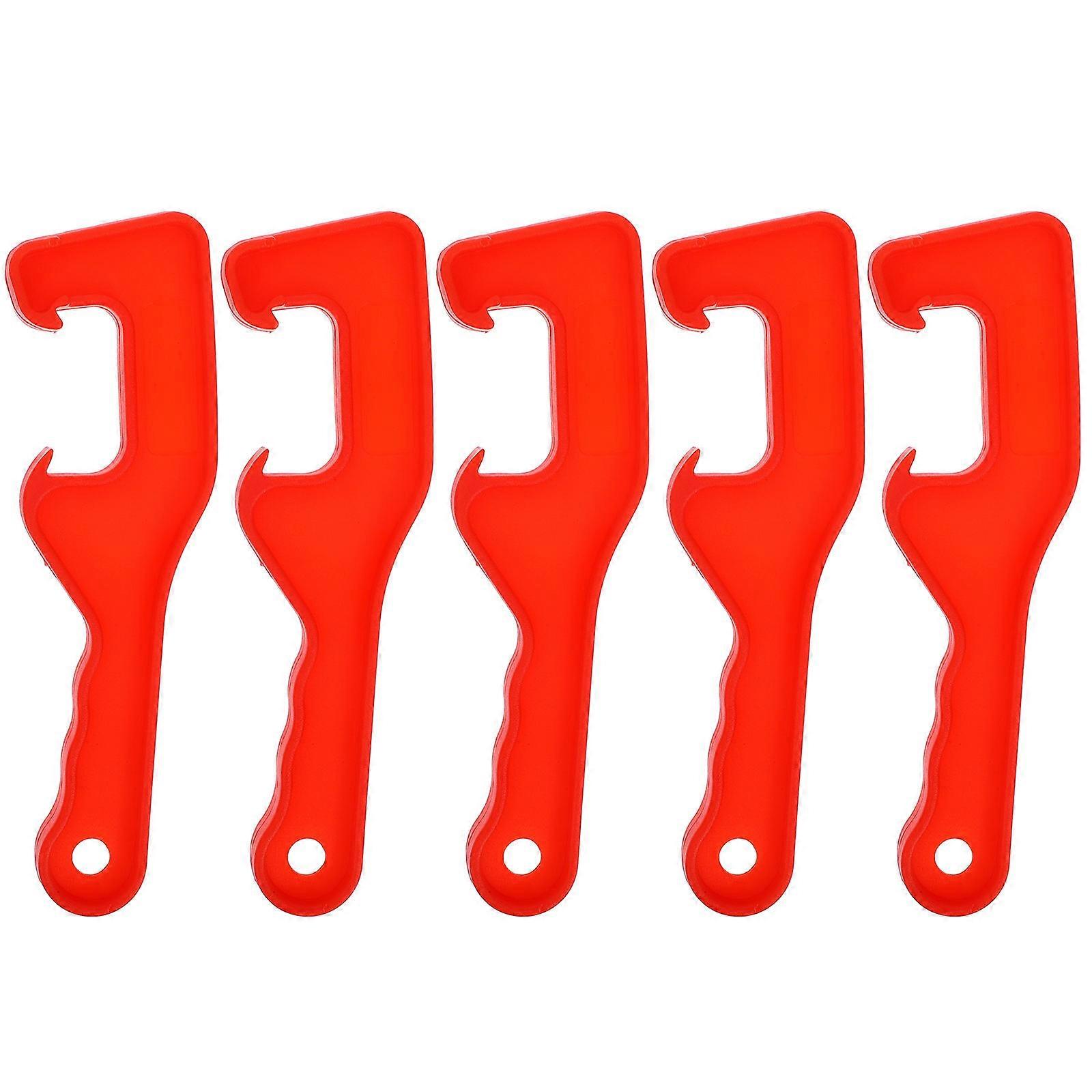 Gallon Bucket Lid Remover Rectangular Shape Lid Opening Tool For Home Office Industrial 5Set
