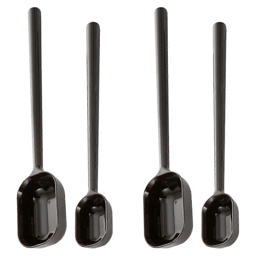 Long Handle Measuring Spoons Small Salt Spoon Material 4Pcs