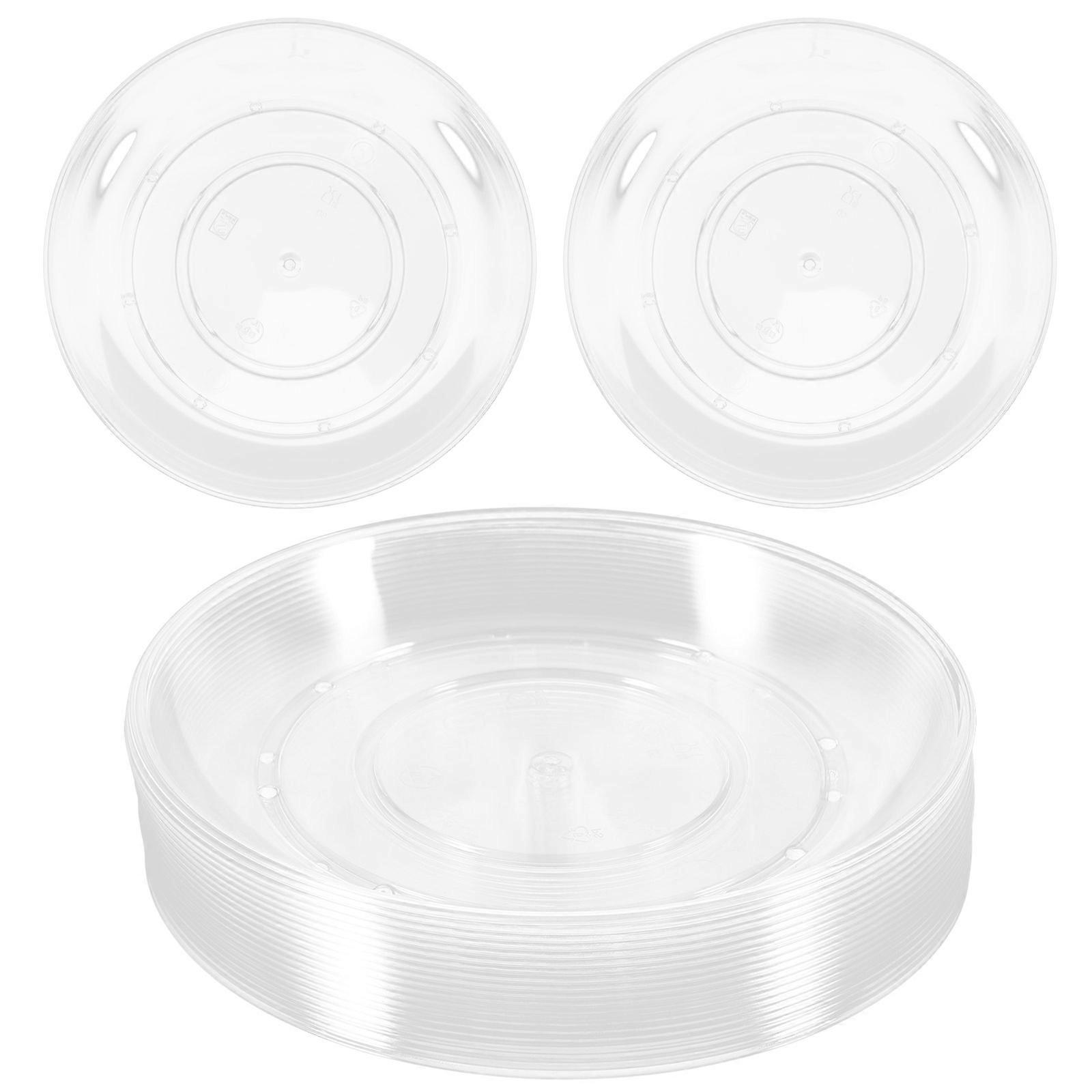 Appetizer Plates 20Pcs Transparent Candy Storage Plate Material
