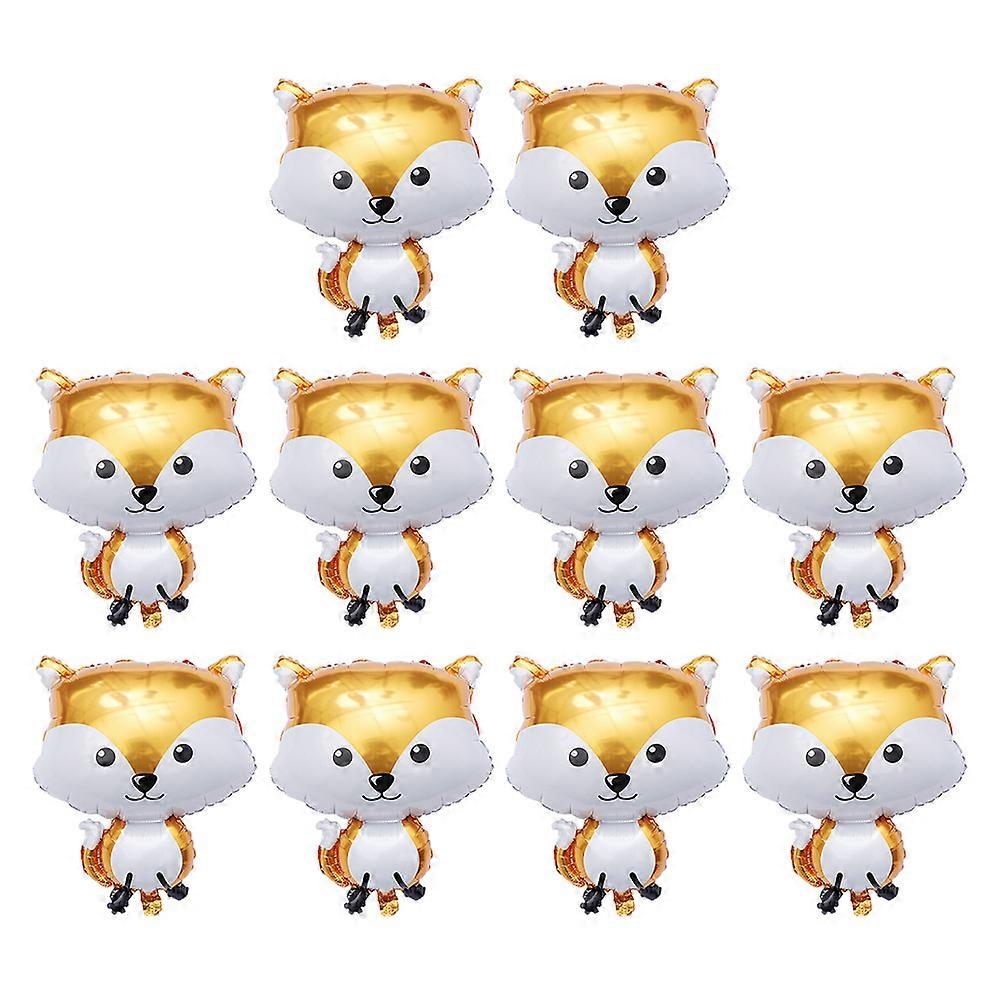 **Foxes Foil Balloons** の商品リストを説明しているように聞こえます。これは、その製品説明の適切に構造化されたバージョンです。