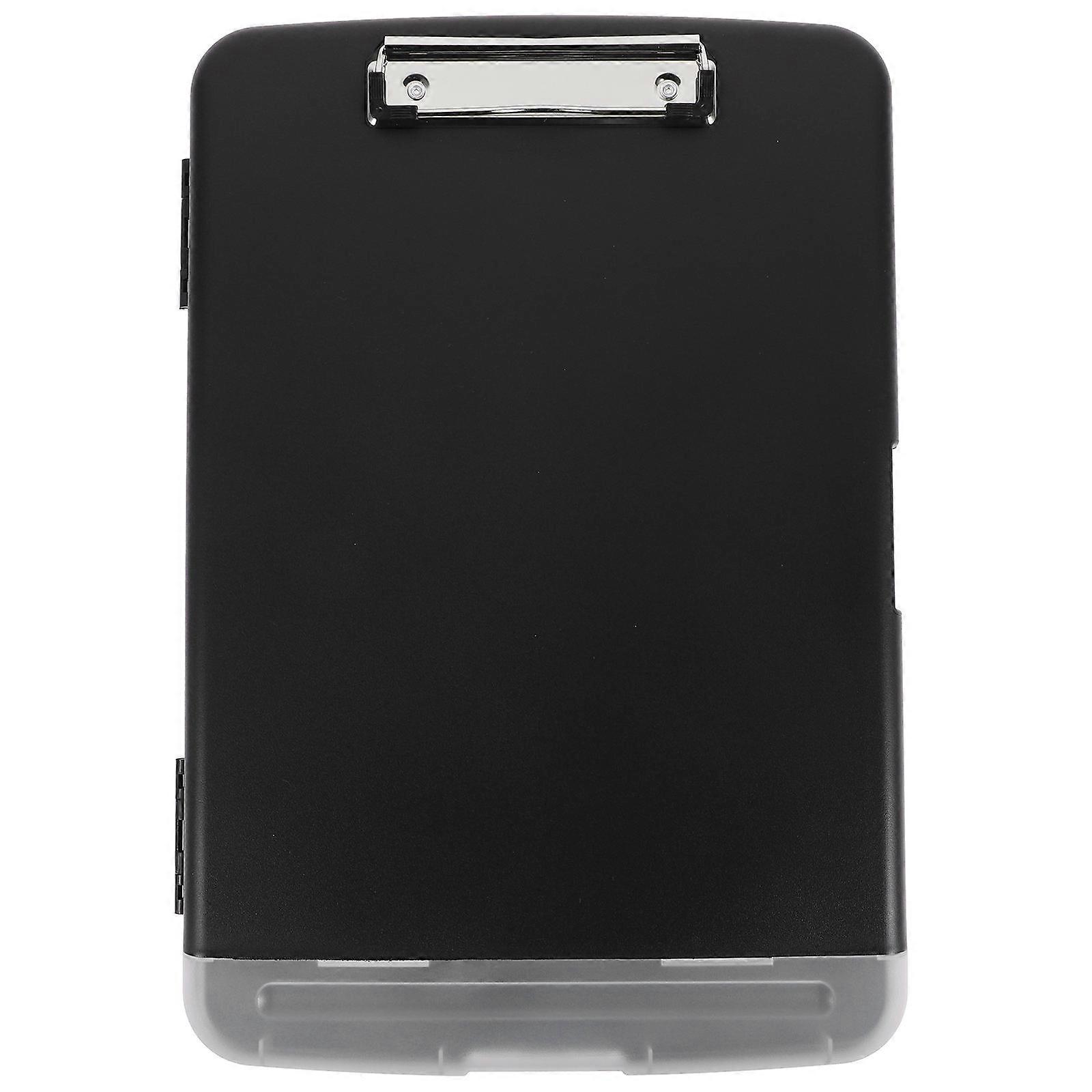 Heavy Duty ABS Clipboard with Storage Compartments for Nurses – Side Opening Design Office Accessory for Paperwork and Pens