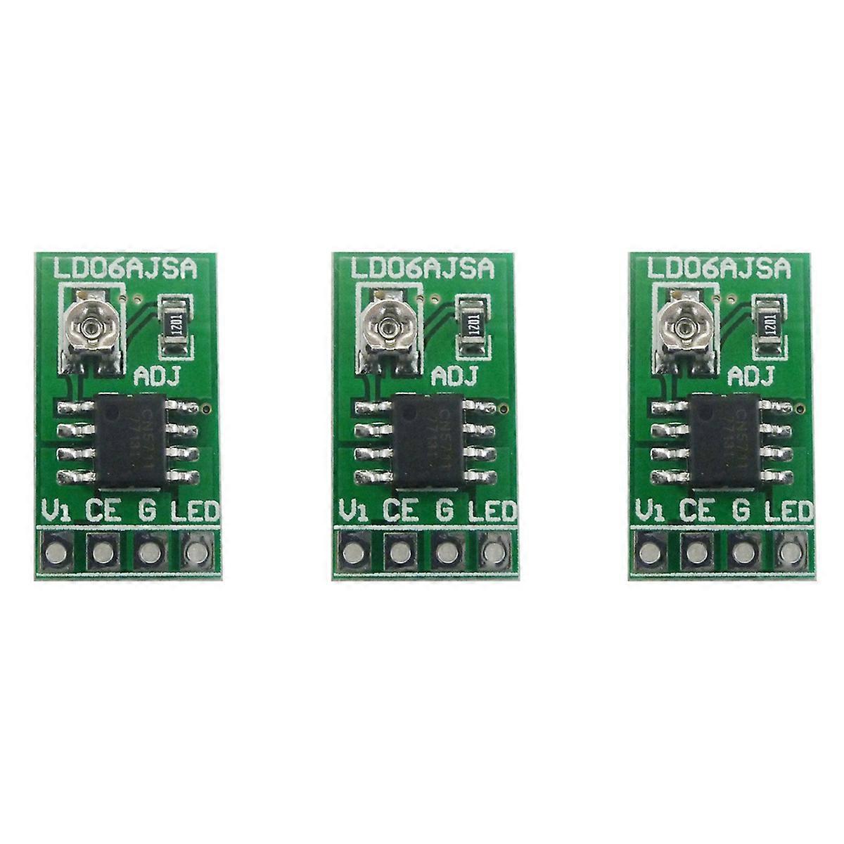 3X DC 3.3V 3.7V 5V LED Driver 30-1500MA Constant Current Adjustable Module PWM Control Board for USB
