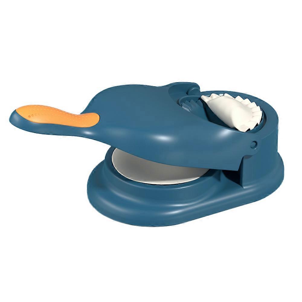 Dumpling Mold, Easy-Tool For Dumpling Wrappers Maker And Press Dumpling Skin Machine, Dumpling Maker 2 In 1-Blue