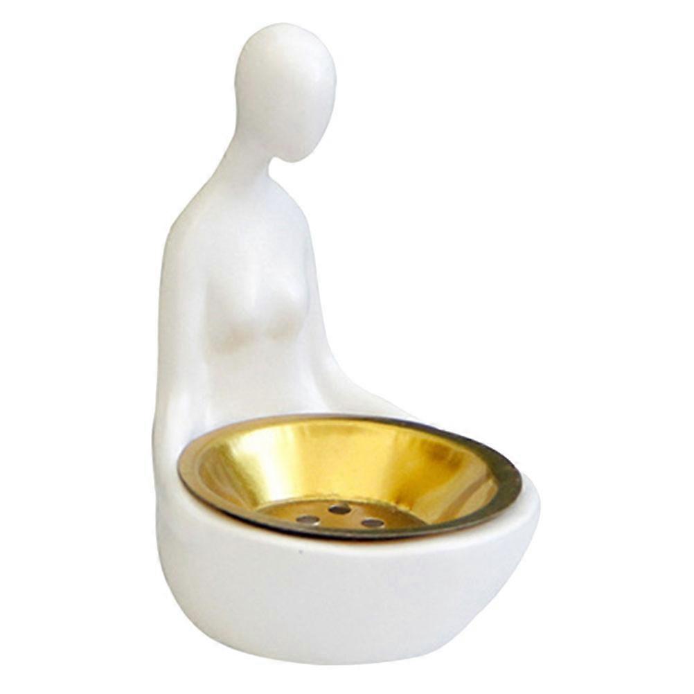 Censer Burner Modern Looking Decor Cone Stand Resin Abstract Figure 5.6x5.6cm Home Decoration 1Pack