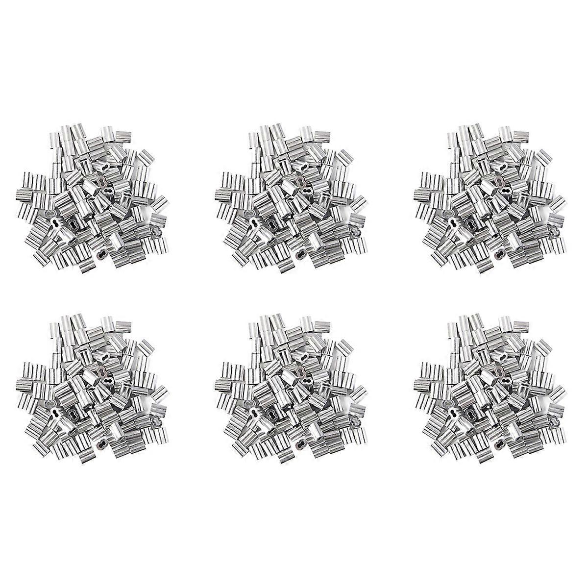 720x Aluminum Crimping Loop Sleeve for 2mm Diameter Wire Rope and Cable