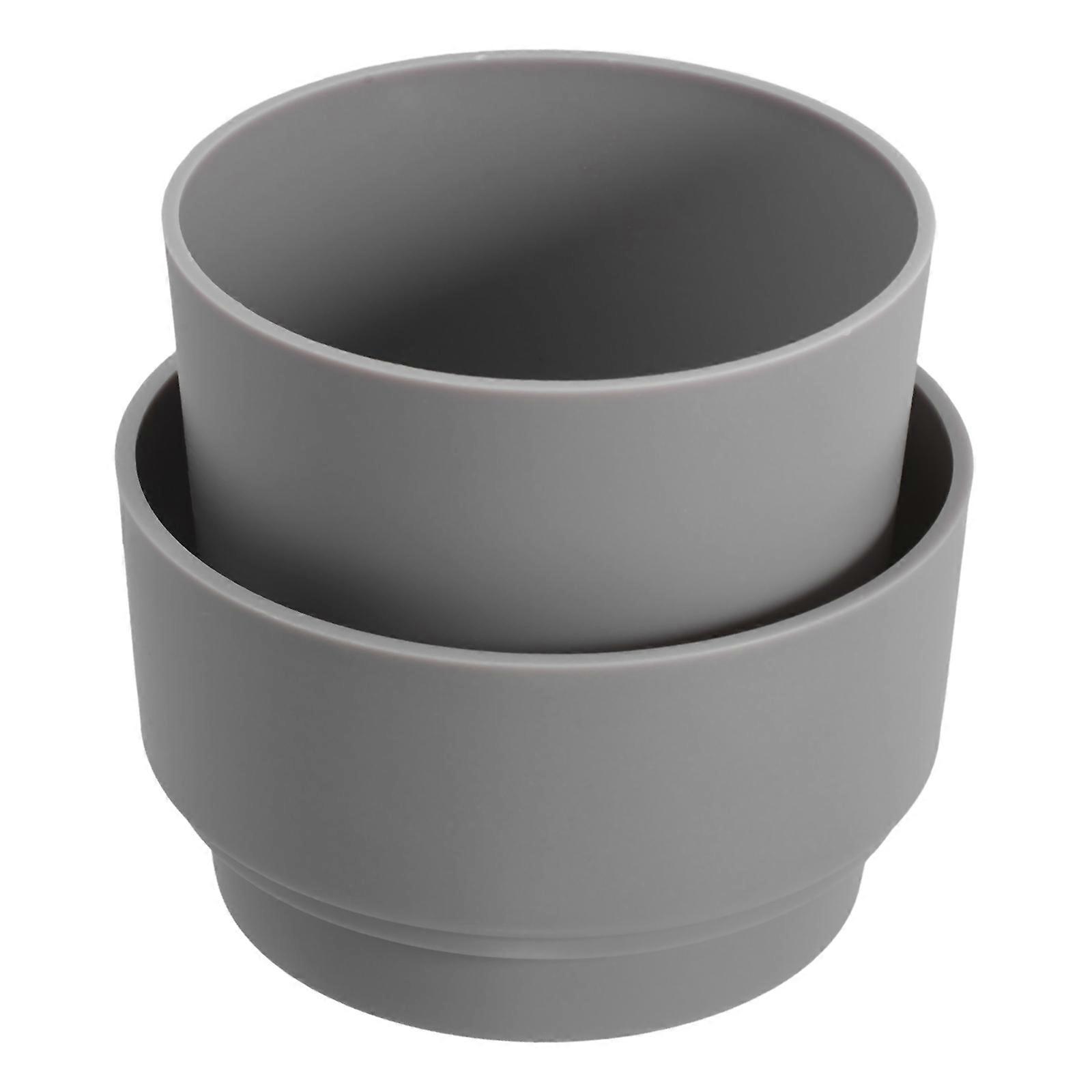 Hidden Container Realistic Flowerpot Storage Box Indoor Use Grey 12.50X12.50X11.50CM Multi-Functional 1Pack