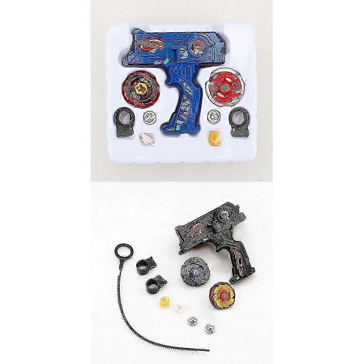 2 Sets 4D Launcher Grip Spinning Top Set