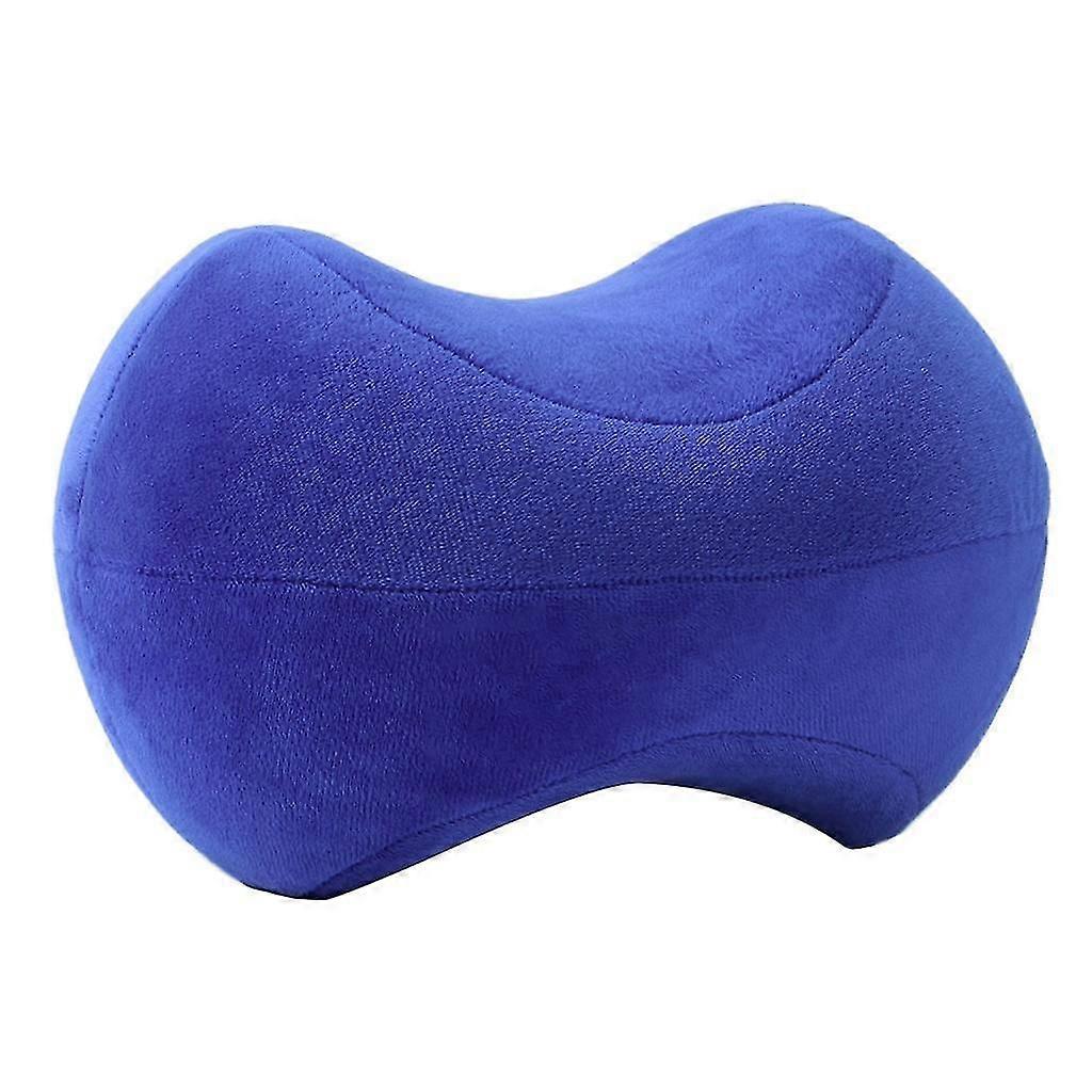 Extra Comfort Memory Foam Leg Pillow Side Sleep Knee Pillow B_Royal Blue