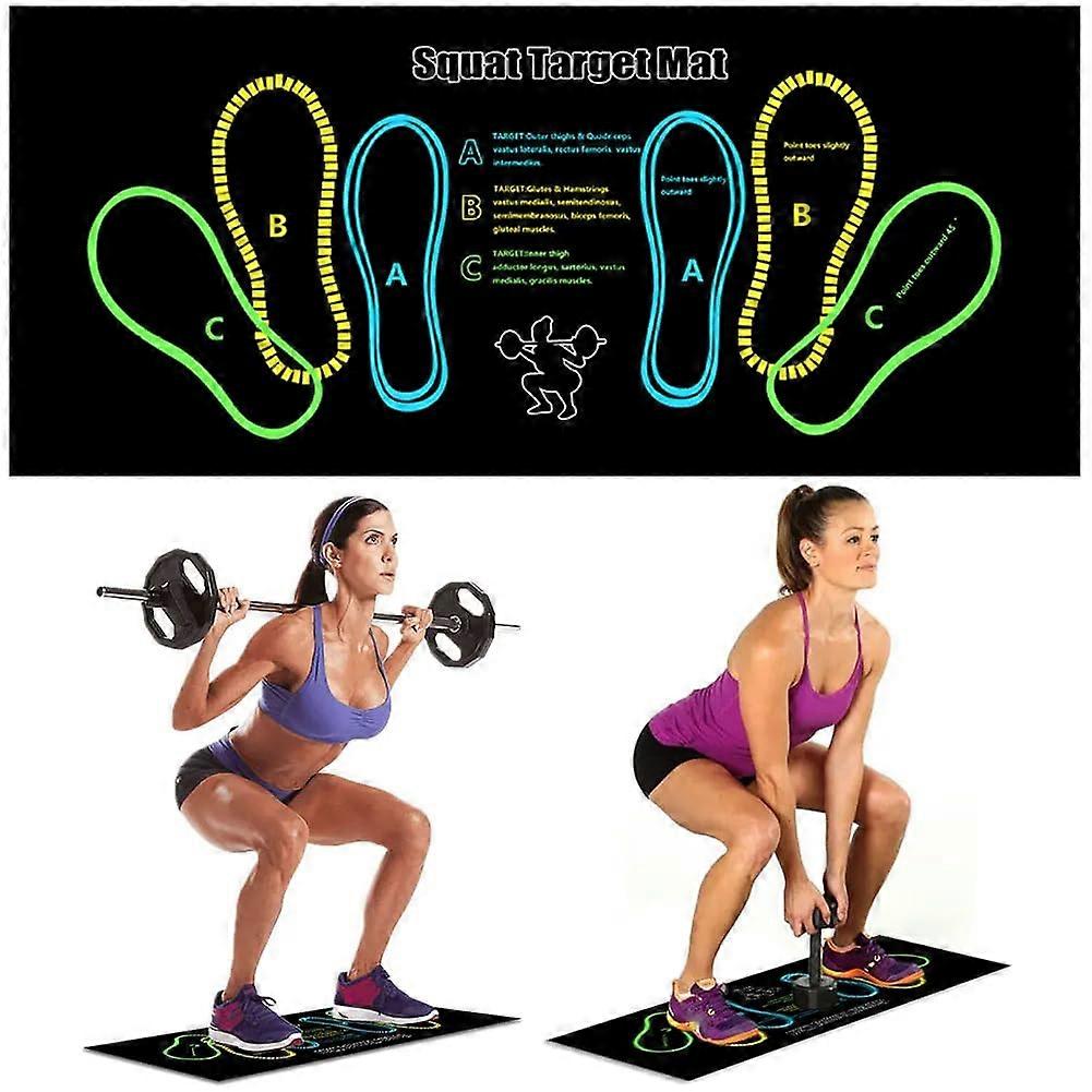 Squat Mat Knee Mat for Knee and Deadlift Exercises, NonSlip Fitness Training Mat, for Squats and Workout Support 1 Stock
