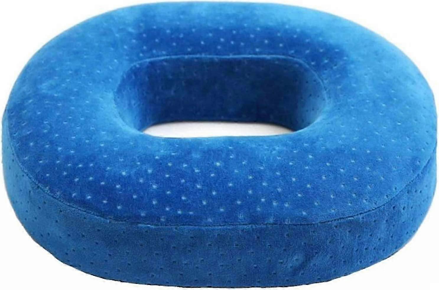 Cuscino del sedile in memory foam comfort rebound per una pressione ridotta (blu) - 1 pezzo