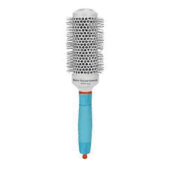 Peine de tubo de aluminio de 1 pieza Peine de peluquería especial para rizar el cabello liso Peine de peinado resistente a altas temperaturas Herramientas de peluquería Cilindro de dientes de nailon
