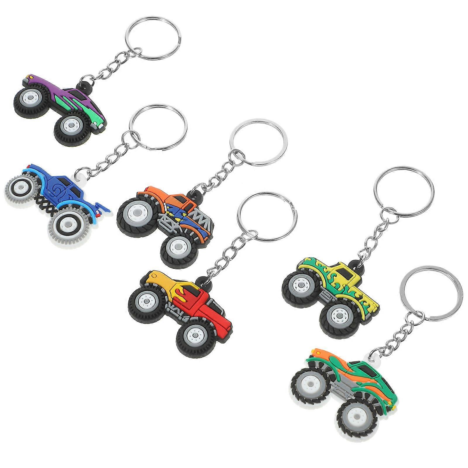 Key Chains Cute Decorative Pendant present Giving Assorted Color 6Pcs
