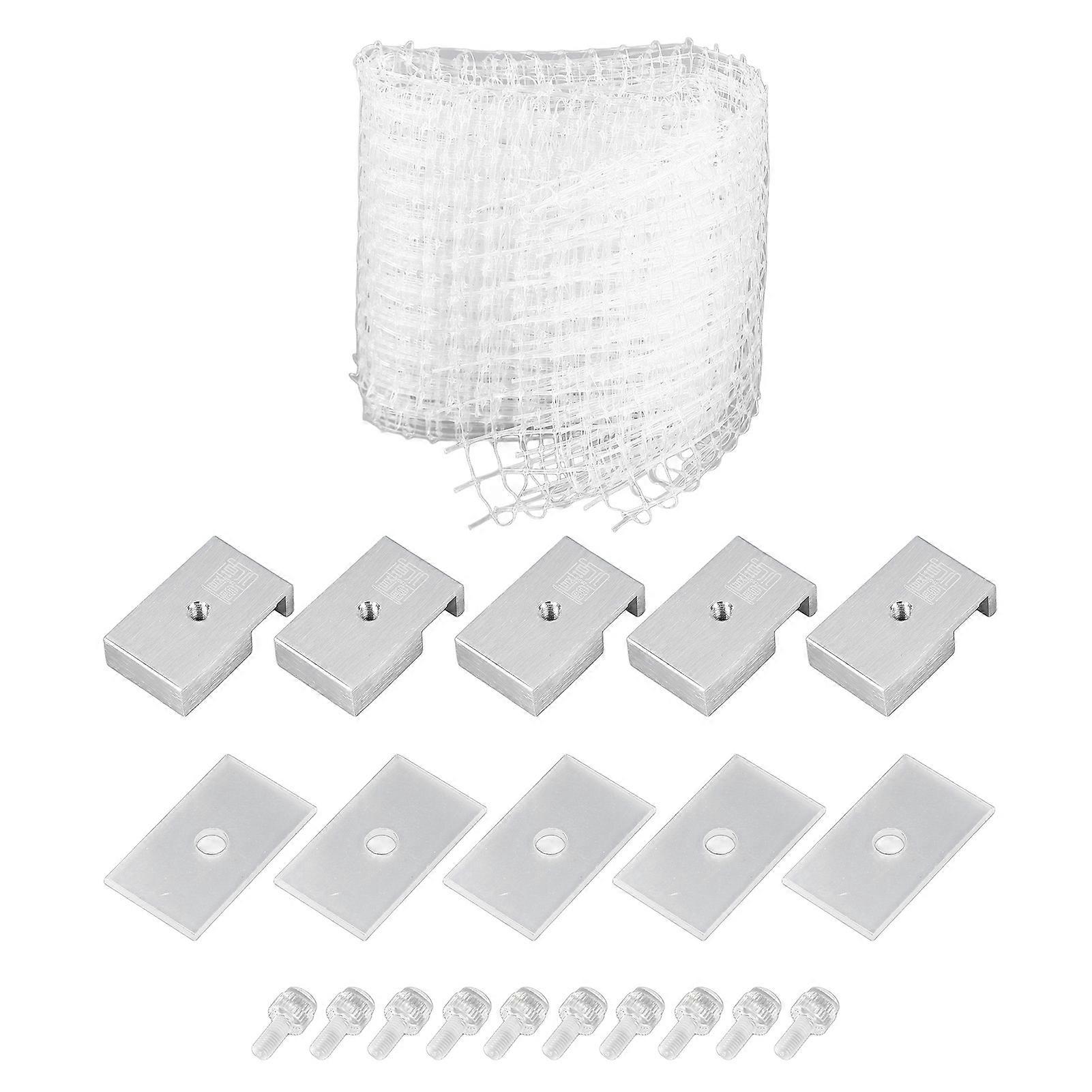 Fish Tank Net Cover Prevent Jumping Escaping Breathable Aquarium Mesh Screen for Freshwater Seawater S