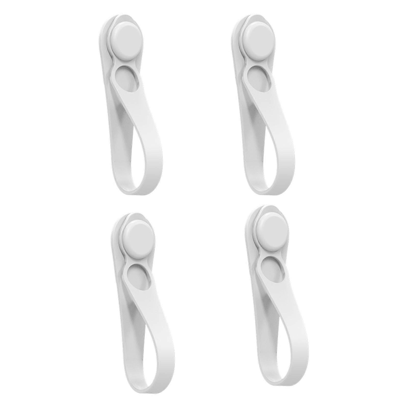 Self Adhesive Cable Ties, Silicone Adhesive Holders, 4 Pack for Organizing Cables, Compatible with Air Fryers and Toasters