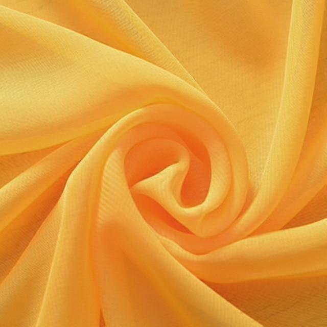 Transparent Voile Tulle Curtain for Wedding Party - Drape Panel