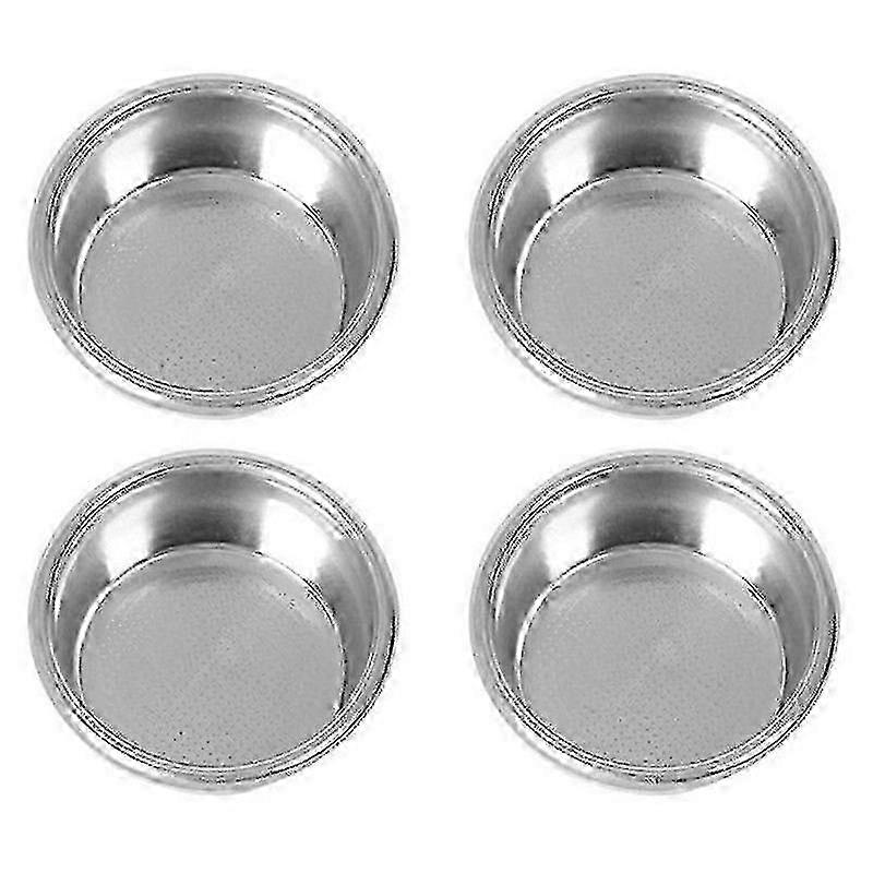 4Pack 54mm Filter Basket for Suitable Brand 54mm Semi-Automatic Coffee Machine
