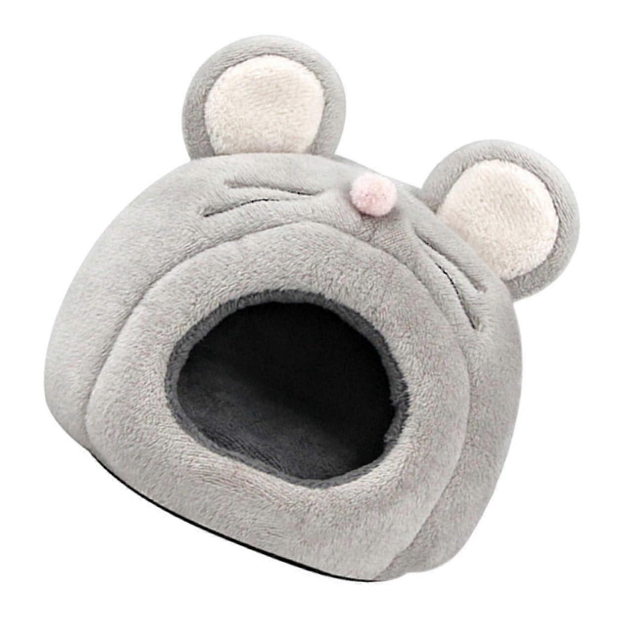 Cotton Nest for Small Pets, Comfortable Hamster Bed, Guinea Pig Toy with Hanging Rope, Ideal for Hedgehogs and Small Animals