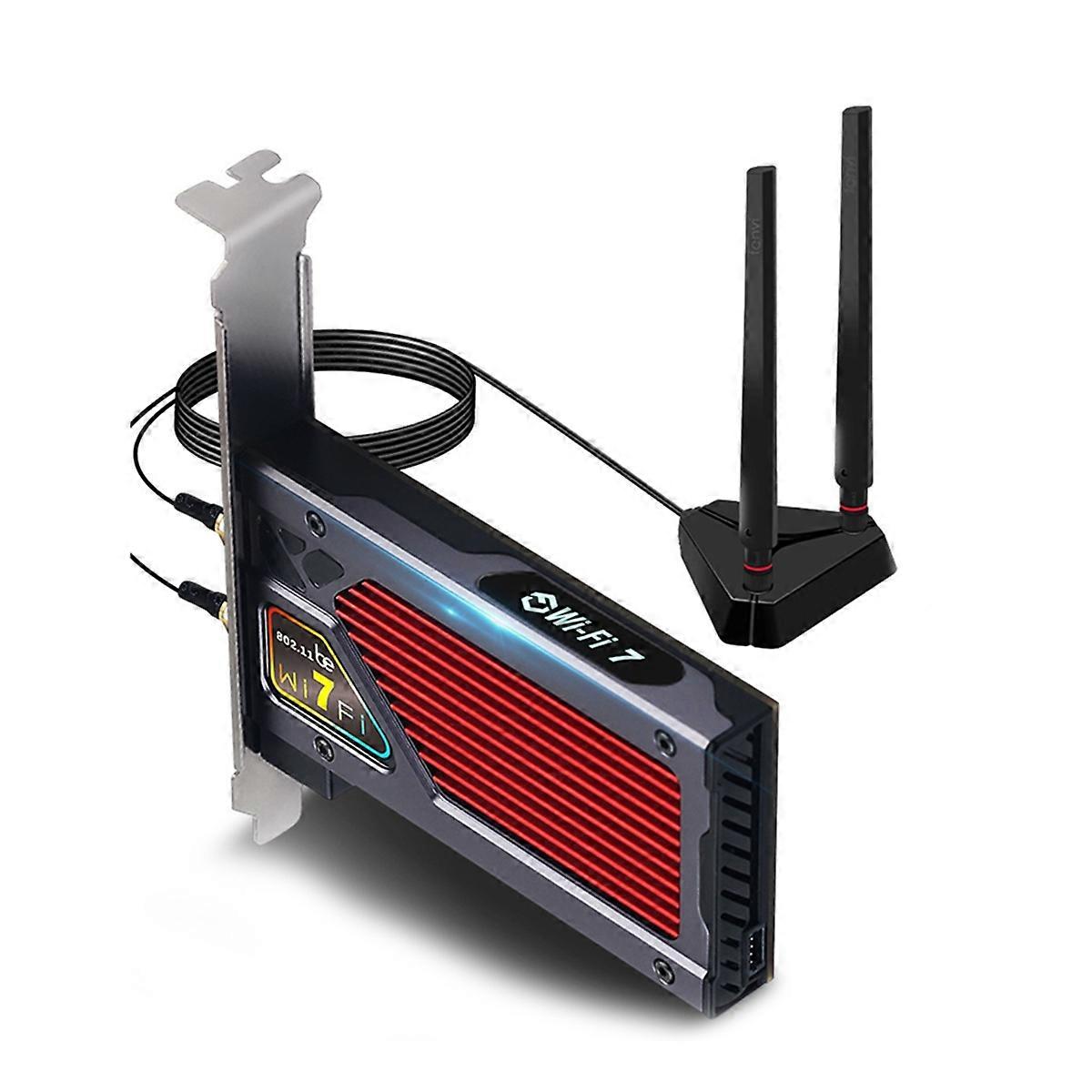 WiFi 7 BE8800RGB PCIE Wireless Network Card BT5.4 8774Mbps Tri-Band