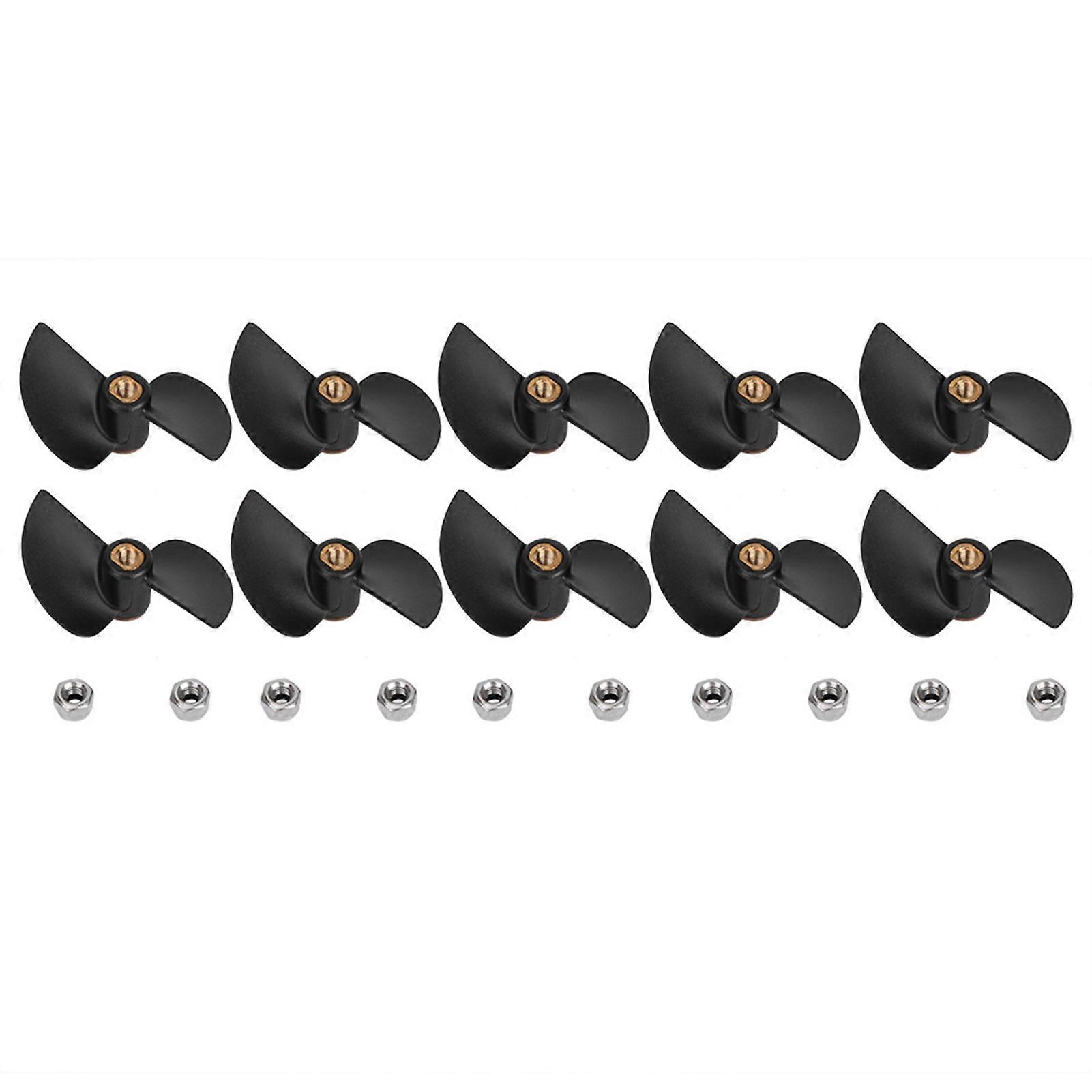 10pcs Brushless Remote Control Boat Tail Propeller Spare Part Kit For FT009 RC Boat