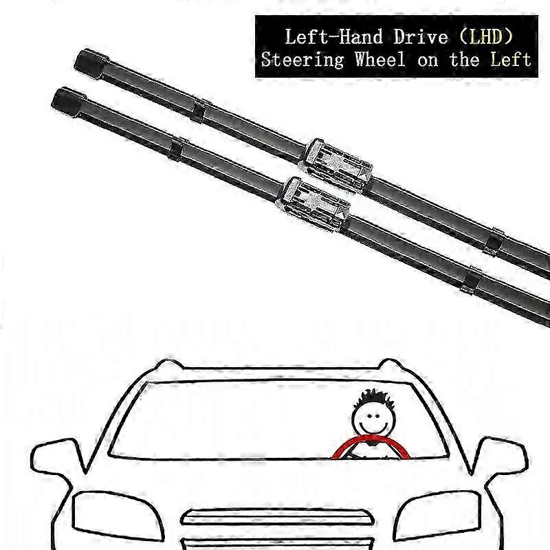 For 2x Compatible with Certain Brands Monjaro KX11 2022 2023 Car Front Wiper Blades Cleaning Auto Accessories