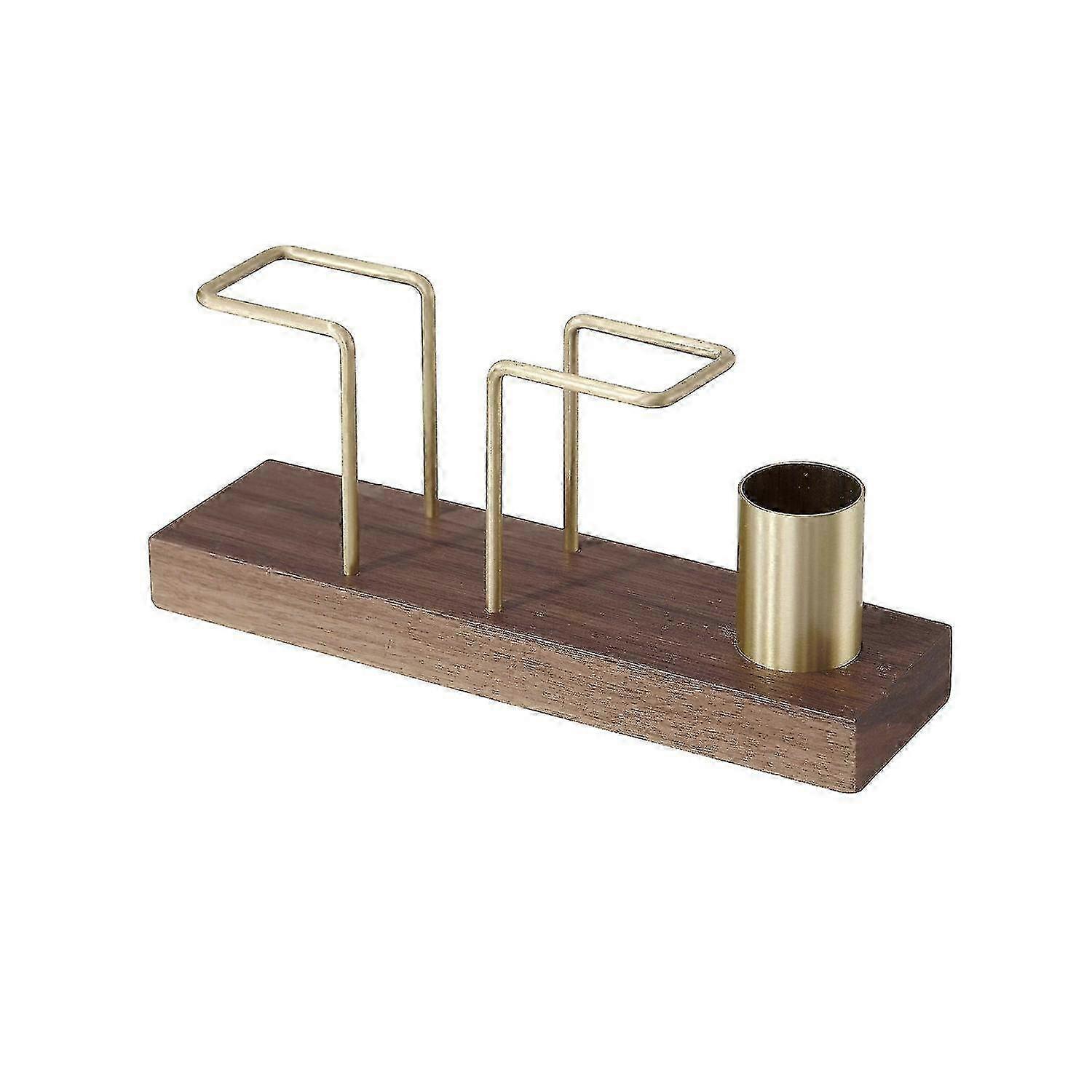 Tre Anti-rust Serviettholder Enkel Geometrisk Wire Design Vev Dispenser Borddekor