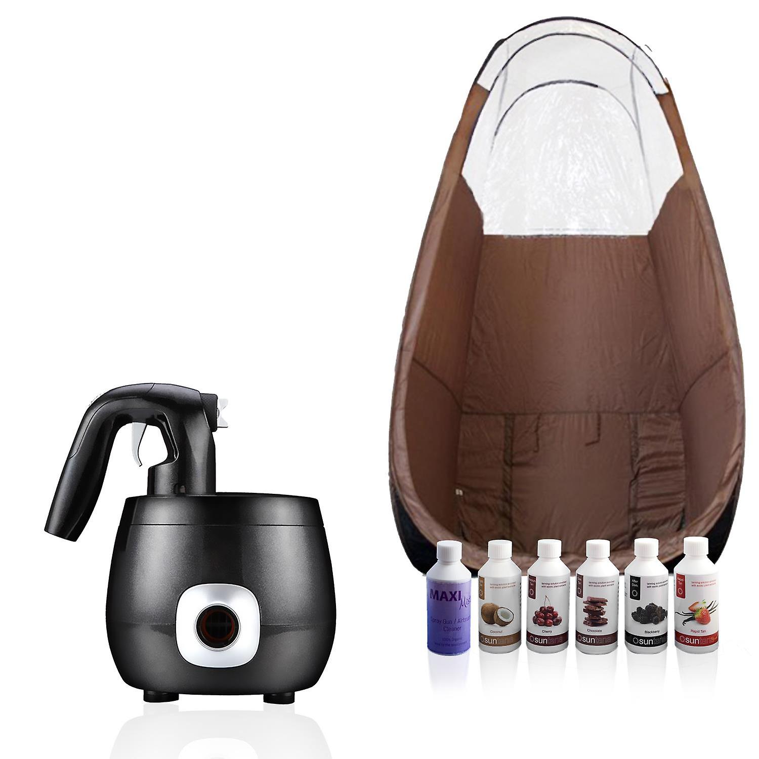 Tanning Essentials Black ProV Kit med Suntana Trial - Brunt tält
