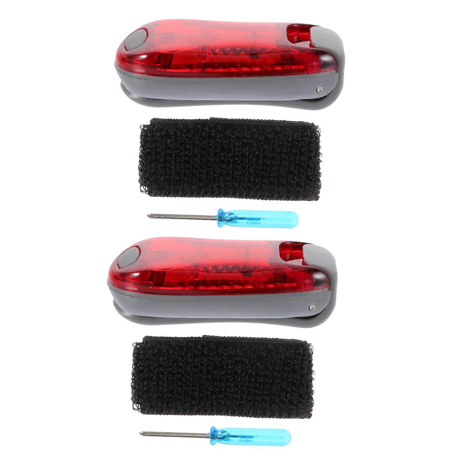 Led Running Lights Multi-Function Headlight For Night Running Cycling High Visibility Abs 2Pcs