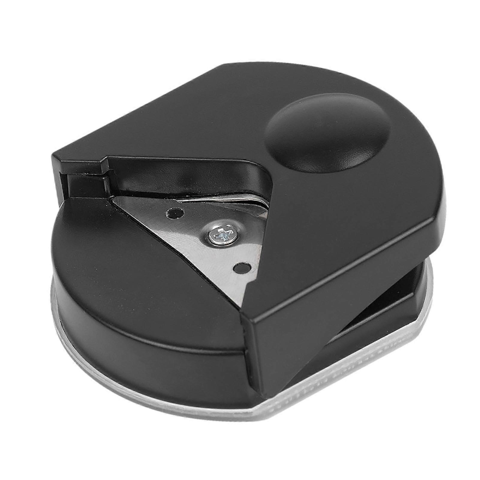 Corner Round Punch 4mm, Portable Round Corner Cutter Tool for Cards, Photocards, Scrapbooking, Black