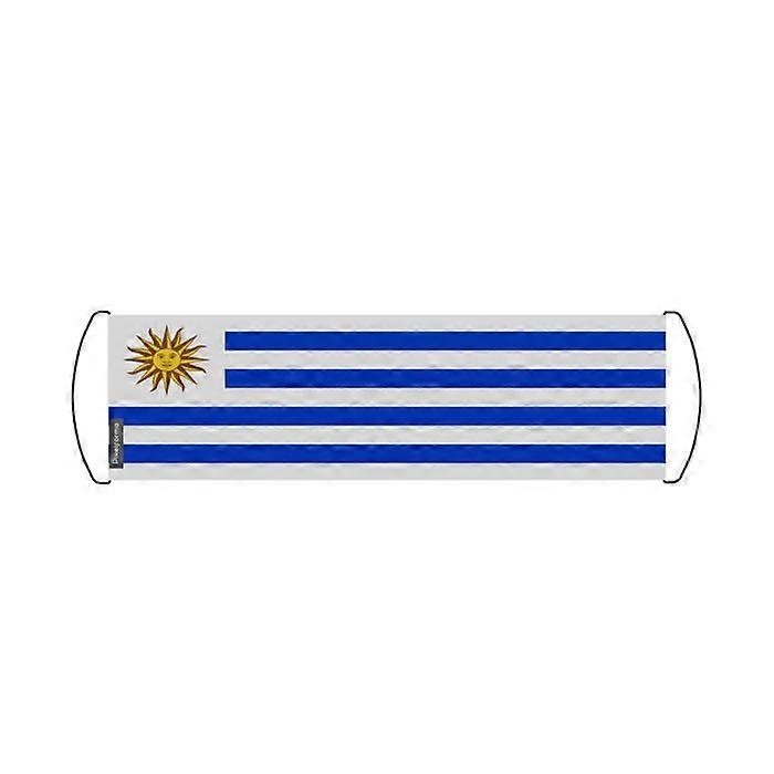Flag - Multicolored - Uruguay - 17 x 50 cm - Waterproof fabric - Lightweight and sturdy