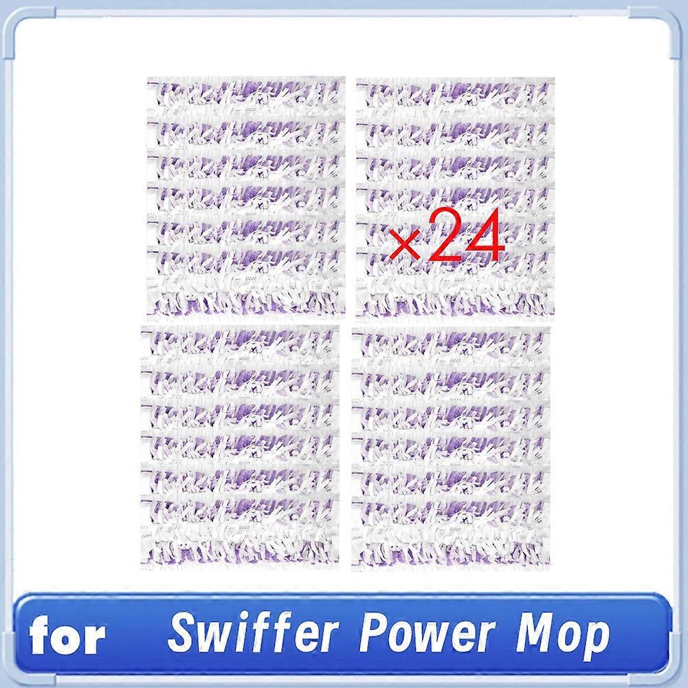24 PCS Disposable Power Mop Pads Refills for Swiffer Power Mop Pads Multi-Surface Mop and Power Mop Mop Floor Cleaning