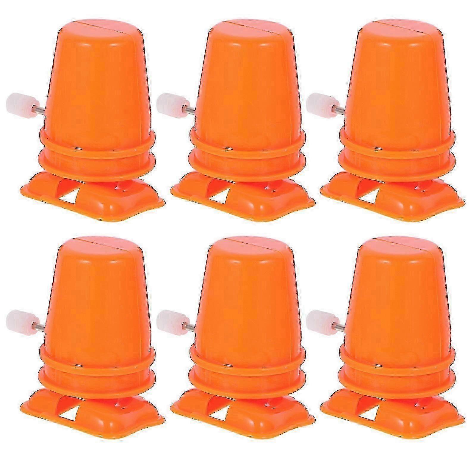 6pcs Vintage Wind-up Robot Movement Classic Clockwork Toys for DIY Projects