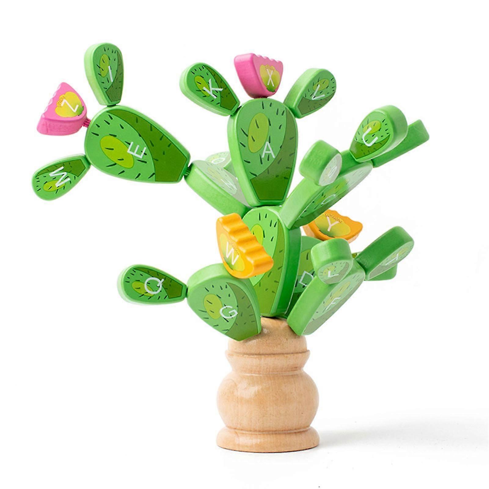 Cactuses Patchworks Letters Toy Hand-eye Coordination Training Plaything for House