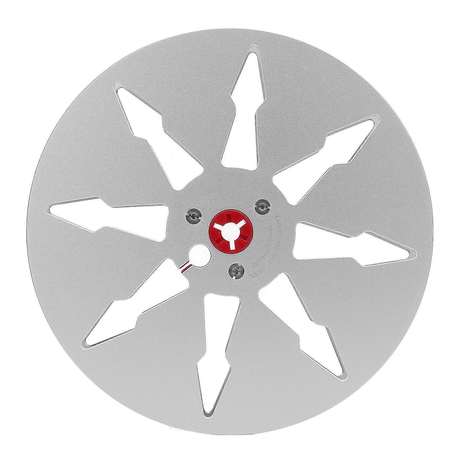 Silver 7 Inch Empty Tape Reel for ReVox Studer - Durable, Lightweight, High Quality