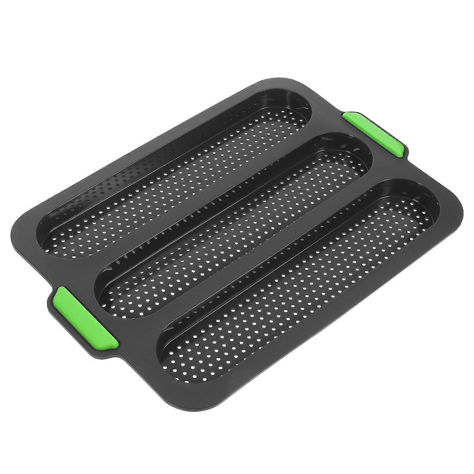 Homemade Mold French Style Dark Grey Bread Pan For Professional Bakery Use 34.5X28.5CM 1Pack