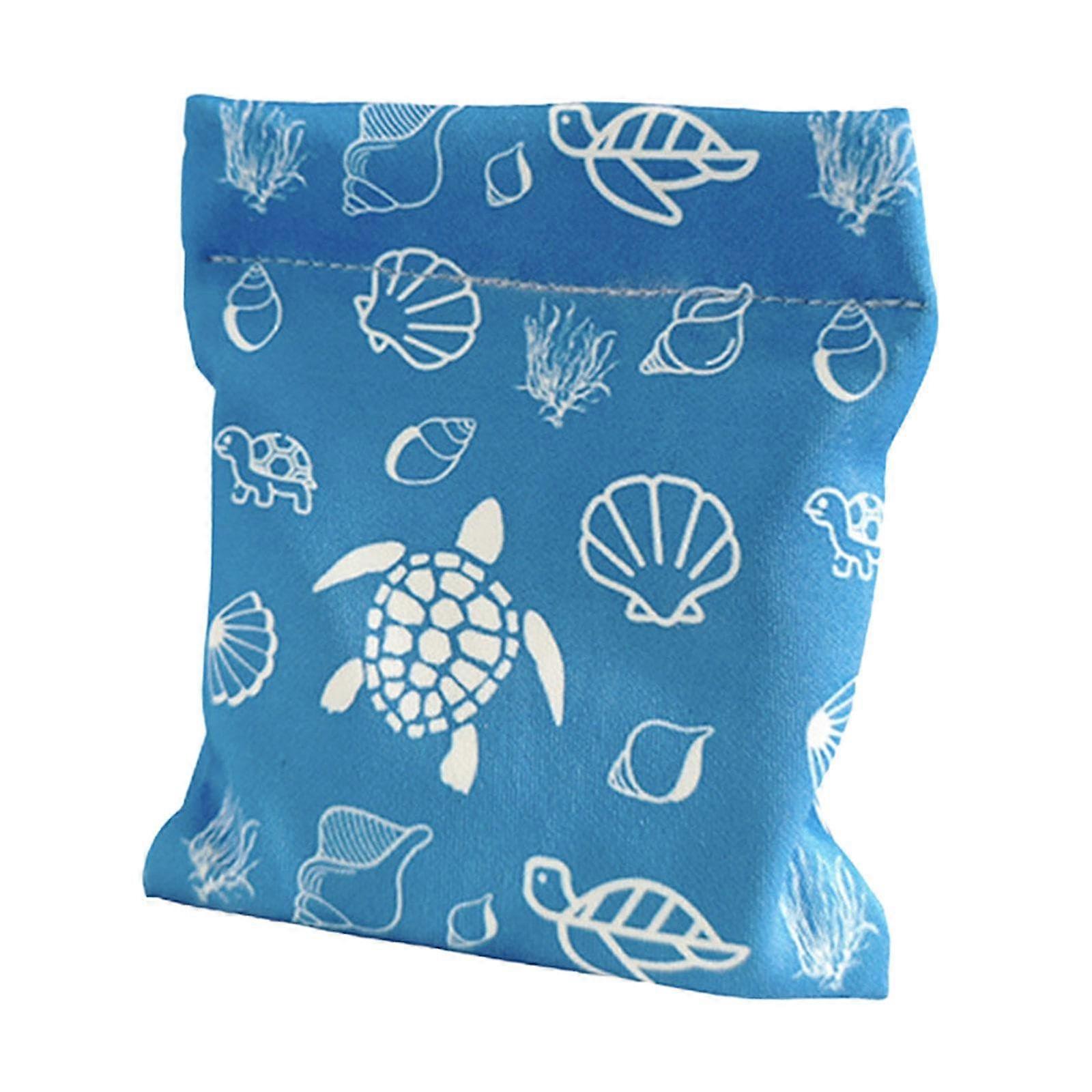 Sandentfernungsbeutel Tragbar und Leicht, Strandsandreiniger für Surf- und Wassersport, Blaue Schildkröte